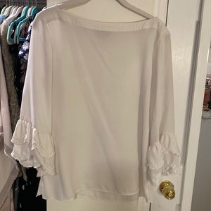 White LOFT blouse
